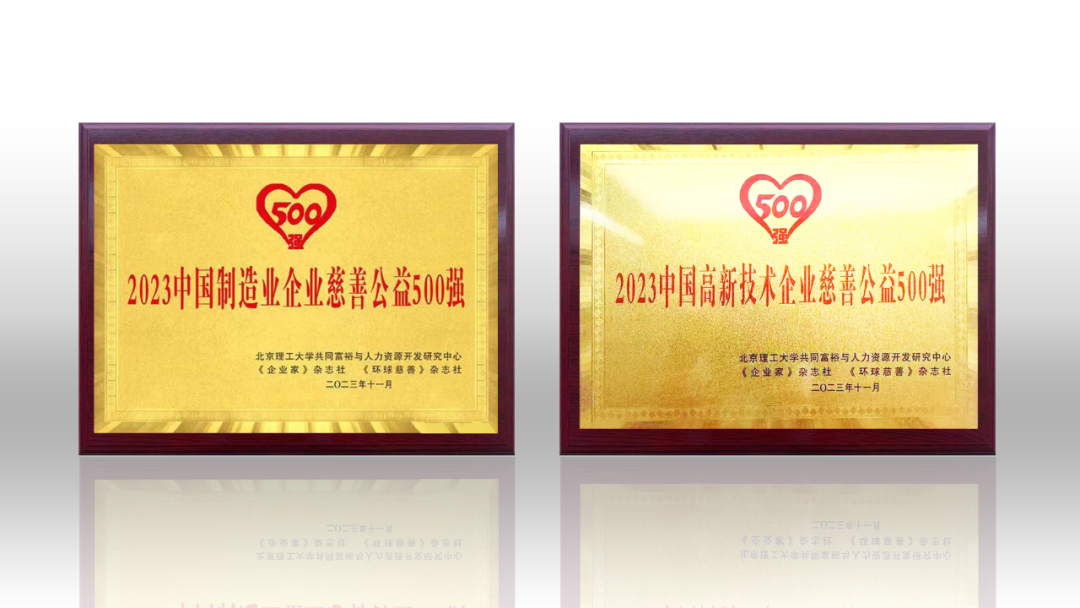 2023中国企业慈善公益500强发布 今年会jinnianhui金字招牌荣登两项榜单